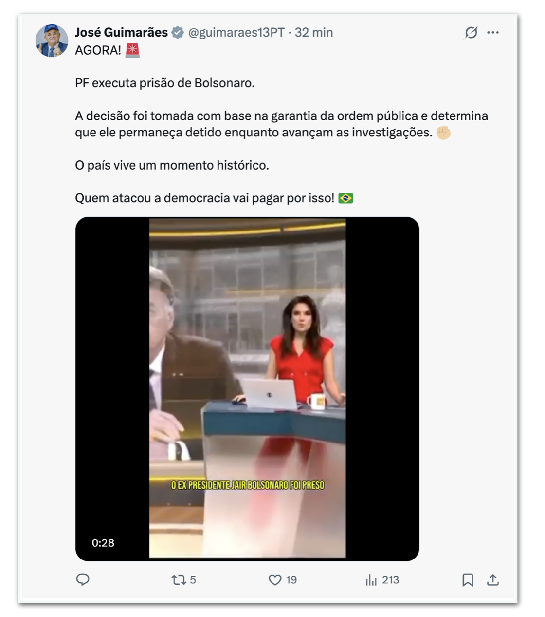 pris&atilde;o Bolsonaro
