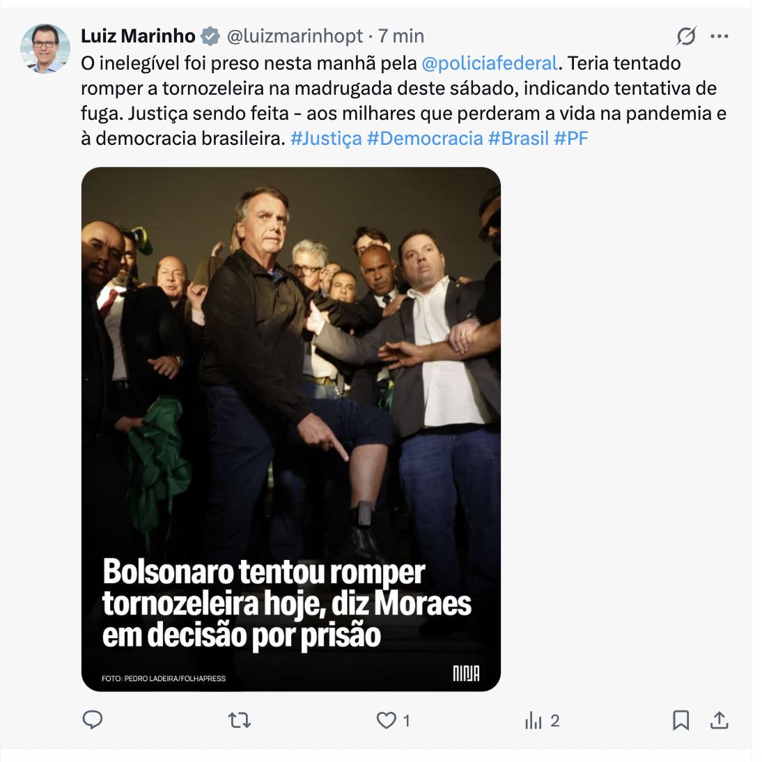 pris&atilde;o bolsonaro