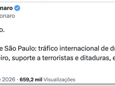 Flávio diz que Lula usa “coleguinhas” para intimidar, mas não conseguirá